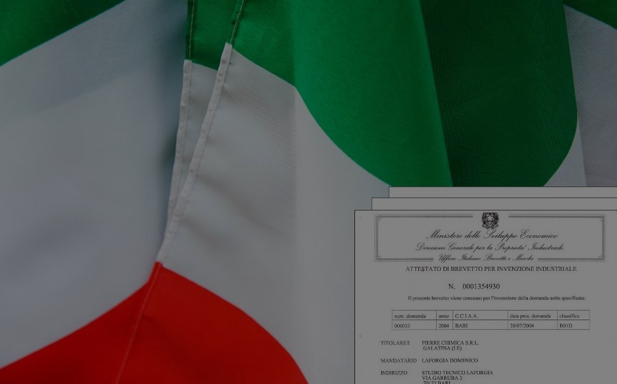 2.Italy Patent N.0001354930 (20/02/2009)