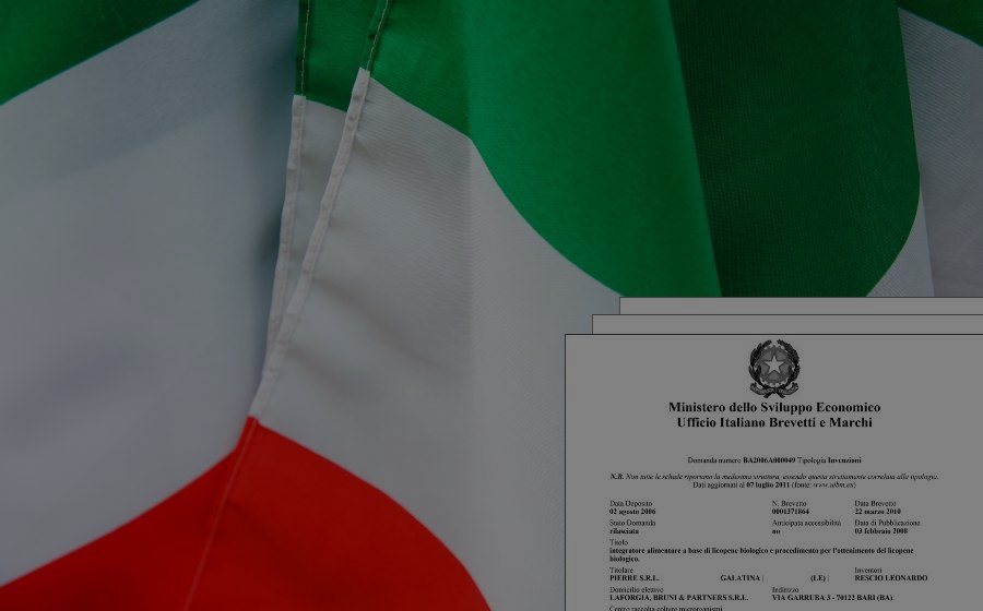 5.Italian Patent N.0001371864 (22/03/2010)